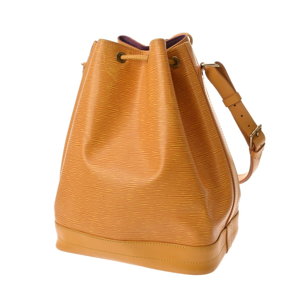 Louis Vuitton Yellow Shoulder Bag Tassili Epi Leather Noe